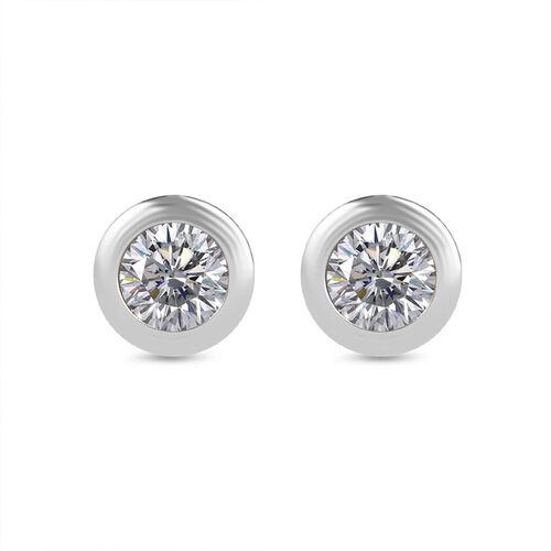 LUXURIANT DIAMOND- SI Labor Diamant Ohrringe, 925 Silber rhodiniert - 0,25 ct. image number 0