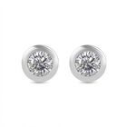 LUXURIANT DIAMOND - Lab Grown Diamant SI-GH Ohrringe 925 Silber rhodiniert ca. 0.25 ct