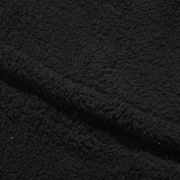 Kuschelige 3-in-1 Sherpa M&uuml;tze, Schal und Handw&auml;rmer, Schwarz image number 3