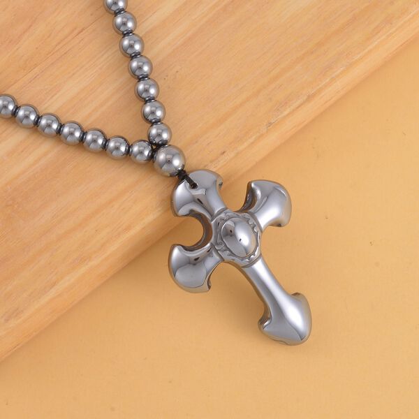 Terahertz Kreuz Halskette, 50 cm - 245 ct. image number 2