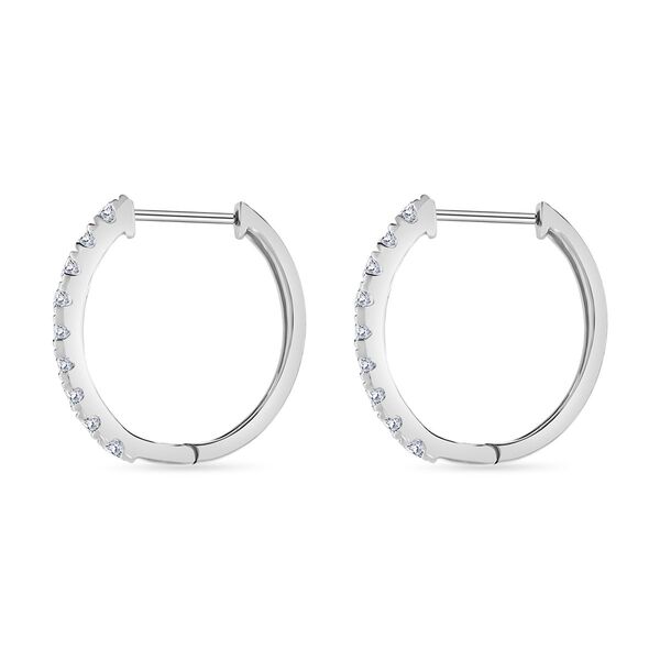 LUXURIANT SI-GH Labor Diamant Ohrringe, 925 Silber platiniert - 1 ct. image number 4