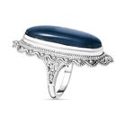 AAA Labradorit Ring, 925 Silber platiniert, (Größe 19.00) ca. 16.11 ct image number 5