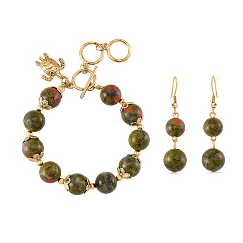 Unakite Schmuckset - 185 ct. image number 0