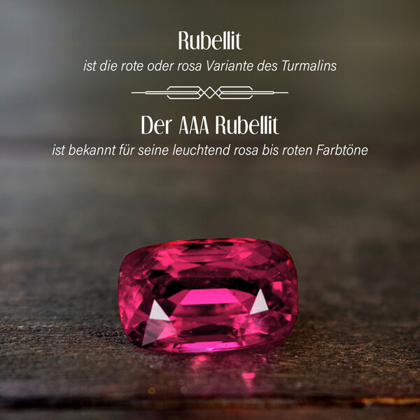 ILIANA AAA Rubellit und Diamant Anh&auml;nger in 750 Gelbgold - 2,70 ct. image number 3