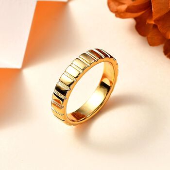 925 Silber 750 Gelbgold VermeilRing (Gr&ouml;&szlig;e 17.00) ca. 4,95g