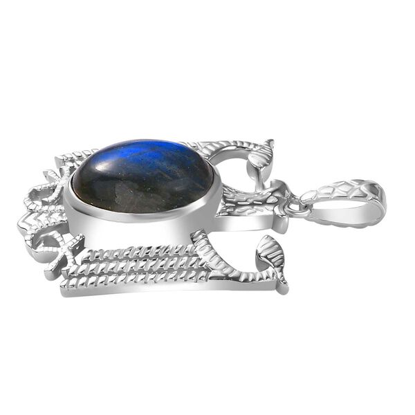 AAA Labradorit Anhänger - 6,40 ct. image number 4