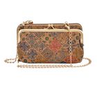 Crossbody Tasche aus Naturkork mit RFID-Schutz, Rauten-Muster