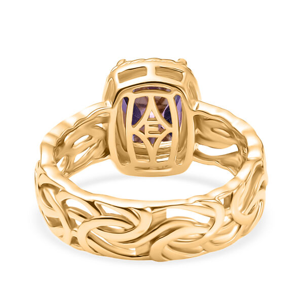 EVER TRUE AA Rose De France Amethyst Ring Nickelfreies Messing (Größe 17.00) ca. 1,94 ct image number 5