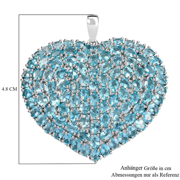 D'Joy Betroka blauer Apatit Anh&auml;nger - 18,36 ct. image number 6