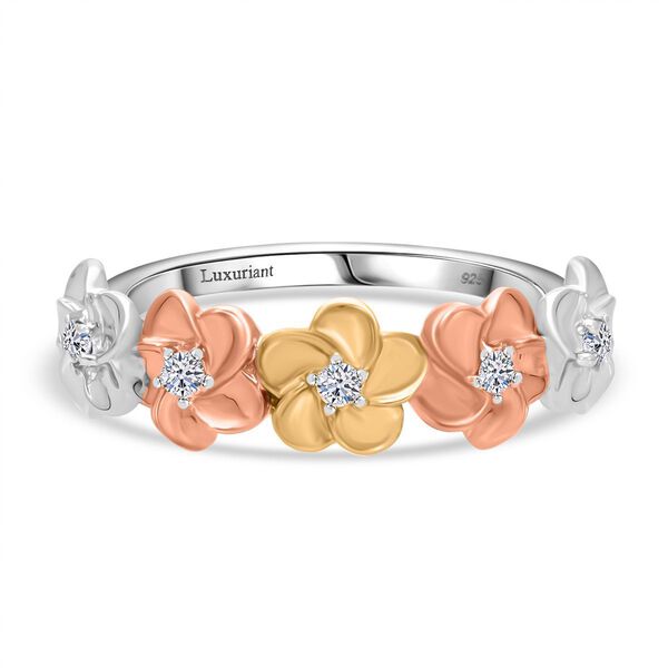 LUXURIANT SI-GH Labor Diamant dreifarbiger Ring - 0,15 ct. image number 0