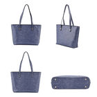 Passage - 4er-Set Handtaschen mit Krokodilprägung; enthält Schultertasche, Cross Body Bag, Clutch Bag und Portemonnaie, blau image number 2