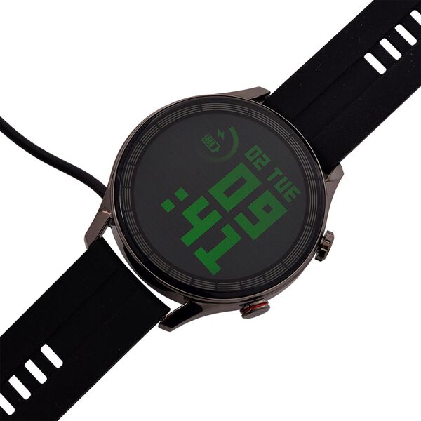 L10 Smartwatch, 1.5 Zoll HD Display, Herzfrequenz-, Blutdruck- und Blutsauerstoffmessung, Schwarzes Silikonarmband image number 7