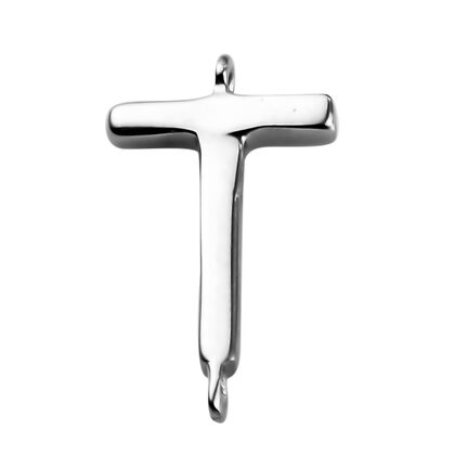 T Initiale Charme 925 Silber platiniert