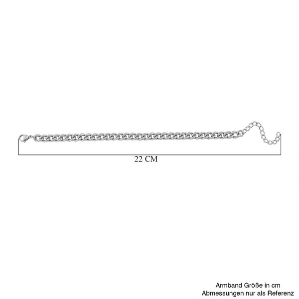 Panzerketten-Armband, 19+5cm image number 5