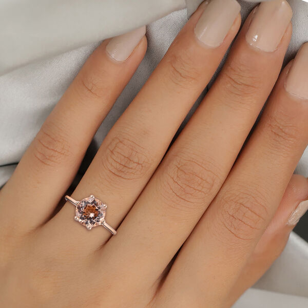 AAA Marropino Morganit-Ring, 585 ros&eacute;gold  ca. 2,30 ct image number 3