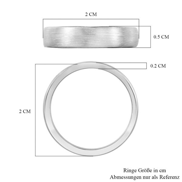 Bandring, 925 Silber rhodiniert image number 7