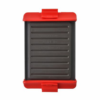 HOMESMART Mikrowellengrill mit Antihaftbeschichtung, 23x15,1x5,8cm