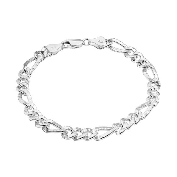 Strukturiertes Figaro-Armband 19cm