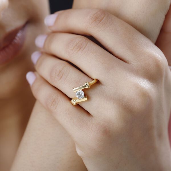 Moissanit Ring - 0,48 ct. image number 9