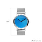 GENOA - Uhr mit japanischem Uhrwerk, wasserdicht, mit Edelstahlarmband - blauer Farbverlauf image number 7