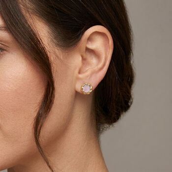 Vielseitige, austauschbare Edelstein-Ohrstecker