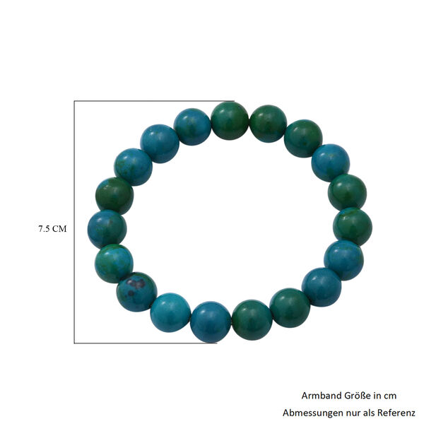 Chrysokoll Armband ca. 19 cm lange 925 Silber ca. 85.00 ct image number 3