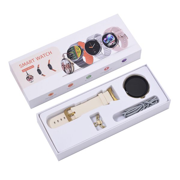 LA99 Smartwatch - 3-in-1 Set, AMOLED Display, Wasserdicht, Bluetooth-Anrufe, GPS-Sportmodi, Gesundheits- und Schlaftracking, OnWear Pro App, CE- & ROHS-zertifiziert, 3,63?cm, Gold image number 10