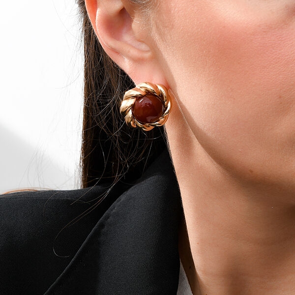 Vielseitige, austauschbare Edelstein-Ohrstecker image number 11