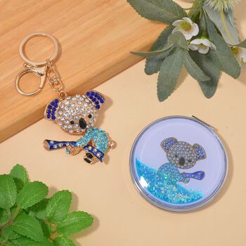 Glas, Mehrfarbiger Kristall Schmuckset Legierung, Eisen emailliert, Legierung emailliert