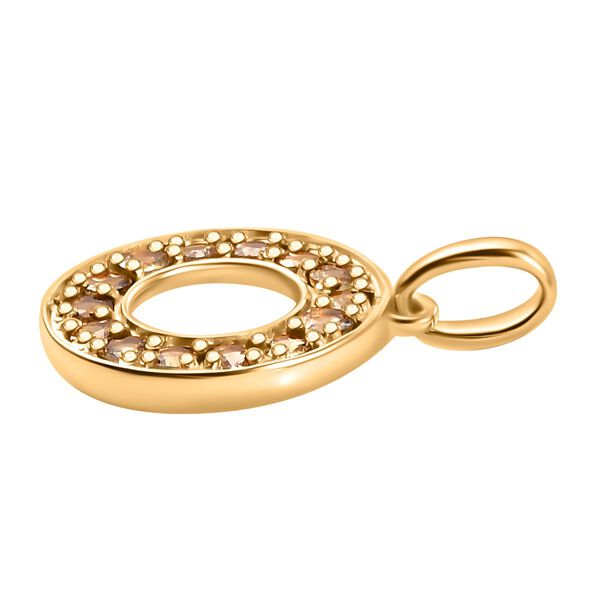 AA nat&uuml;rlicher goldener Tansanit Anh&auml;nger, ca. 0,87 ct. image number 4