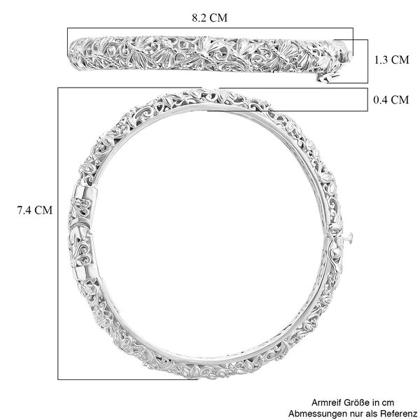 D'Joy Royal Bali - 925 Silber 19cm Armreif, Libelle image number 5
