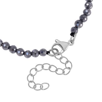 Terahertz Armband, flexibel (ca. 18 cm + 5 cm Extender), 316L Edelstahl rhodiniert ca. 25.00 ct