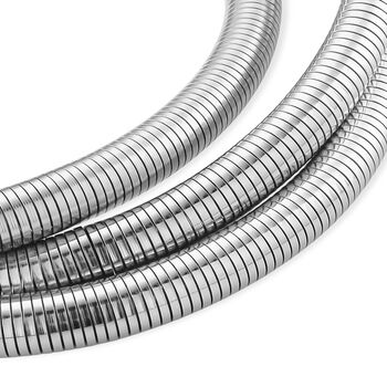 Flexibles Wickelarmband-Trio in Silberton