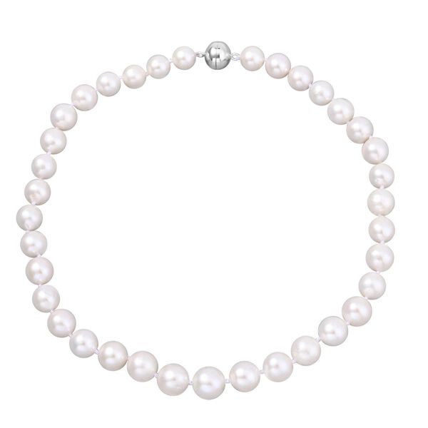 Wei&szlig;e Edison Perle Halskette, 50 cm