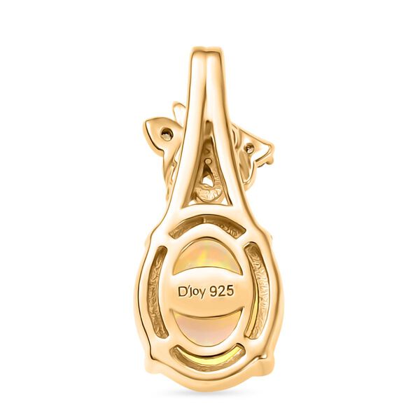 D'Joy AA Natürlicher, äthiopischer Welo Opal und gelber Saphir Anhänger - 1,22 ct. image number 5