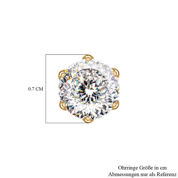 Moissanit Ohrringe- 1,48 ct. image number 4