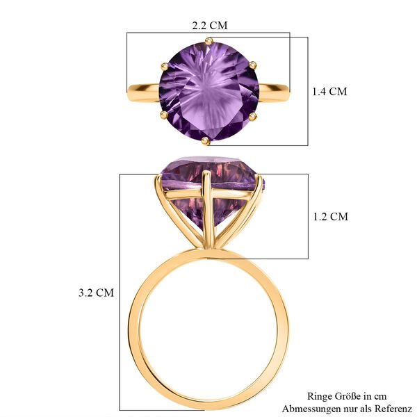 Rose De France Amethyst Ring - 9,52 ct. image number 6