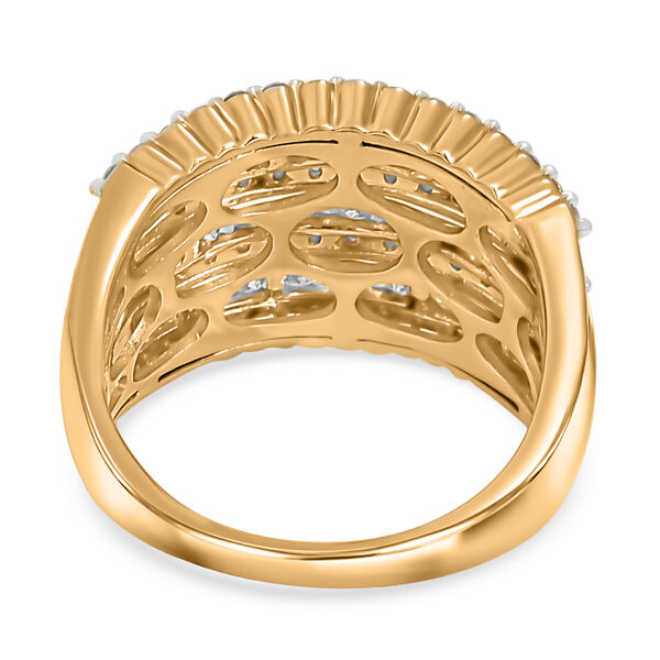 New York Kollektion- SI1 GH Diamant Cluster Ring- 1,50 ct. image number 5