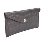 Brieftasche für Damen aus 100% echtem Leder und RFID Schutz, Größe 20,5x10 cm, Anthrazit image number 1