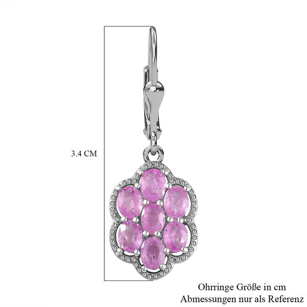 Ilakaka Rosa Saphir-Ohrhänger - 3,40 ct. image number 6