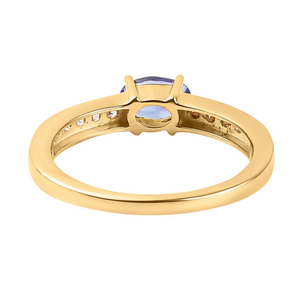 Tansanit und Zirkon Ring - 0,49 ct. image number 6