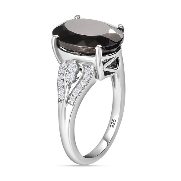 Elite Shungit und Zirkon-Ring - 4,21 ct. image number 5