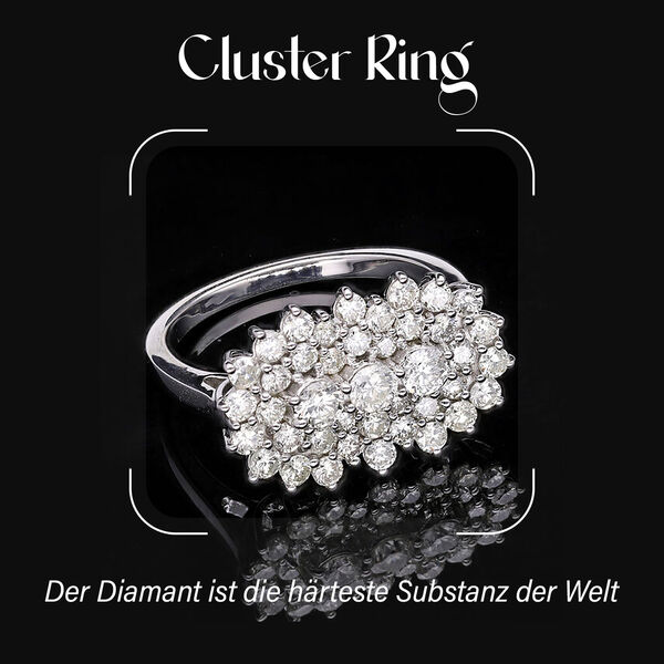 I1 GH SGL zertifizierter Diamant-Boot-Ring - 2 ct. image number 4