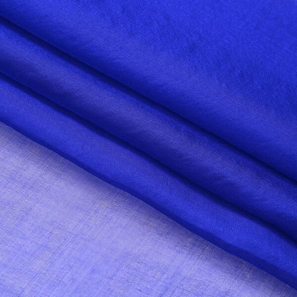 LA MAREY - 100% Maulbeeren-Seidenschal, Chiffon, 110x180 cm, k&ouml;nigsblau image number 4