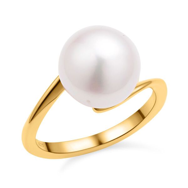 2er-Set, weißer Edison Perlen-Ring und Anhänger - 23,9 ct. image number 4