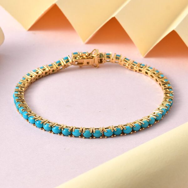 Amerikanisches nat&uuml;rliches Sleeping Beauty T&uuml;rkis-Armband, 20 cm - 9,29 ct. image number 1