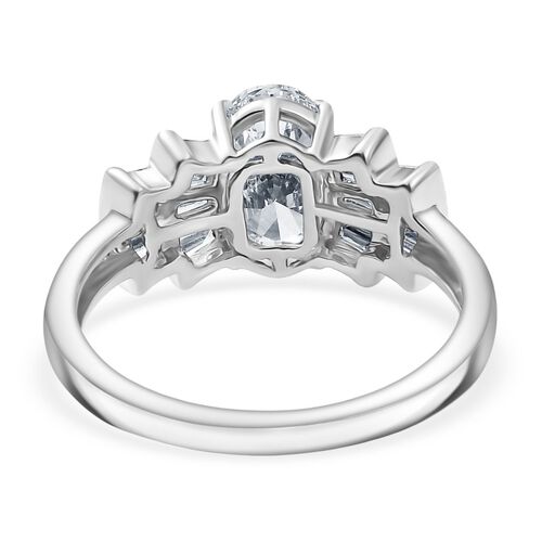 Lab Grown Diamant VS Ring 950 Platin (Größe 18.00) ca. 1,96 ct image number 6
