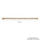 Natürliches, äthiopisches Welo Opal-Armband, 925 Silber vergoldet, 9,86 ct. image number 4