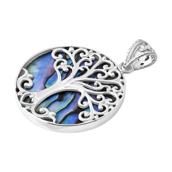 Royal Bali Kollektion - Abalone Muschel Lebensbaum-Anhänger image number 3