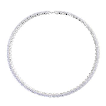 Wei&szlig;er Zirkonia Schmuckset Nickelfreies Messing